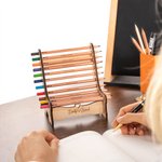 Personalized Coloring Pencils With a Bench Room Decorating Gifts for Kids