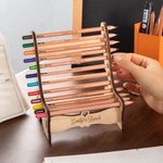 Personalized Coloring Pencils With a Bench Room Decorating Gifts for Kids