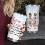 Personalised Bestie Quote Partners in Crime If We Get Caught You're Deaf I Don't Speak English 20oz Tumbler for Hot and Cold Drinks Friend Gifts