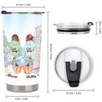 Personalized You Are The She to My Nanigans 20oz Tumbler Gift for Friends Daily Use