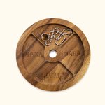 Gepersonaliseerde diepe walnoot barbell lade sleutels veranderen kleine voorwerpen opslag Home Gym Essentials geschenken voor gewichtheffers Fitness l