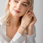 Personalizada 2-5 Piedras de nacimiento y nombres Pulsera de la familia Día de la Madre Aniversario Cumpleaños Regalo para Mamá Abuela