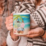 Tazza in ceramica bianca personalizzata You're The She to My Nanigans Regalo da spiaggia per ragazze, lavabile in lavastoviglie e adatto al microonde