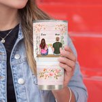 Personalized Wedding Scene Love Record Couple Together Since...  30oz Tumbler Anniversary Gift