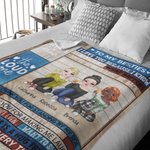 Personalized Soul Sisters Celebrate Always Besties Forever To My Bestie Blanket Anniversary Gift Couch Decoration