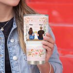 Personalized You and Me We Got This Couple with Wedding Flower Swing 30oz Tumbler  Couple Gift