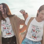 Personalizzato You Are The She To My Nanigans Bestie Quotes T-shirt BBF Sorelle per il compleanno Regalo di amicizia