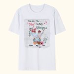 Personalizzato You Are The She To My Nanigans Bestie Quotes T-shirt BBF Sorelle per il compleanno Regalo di amicizia