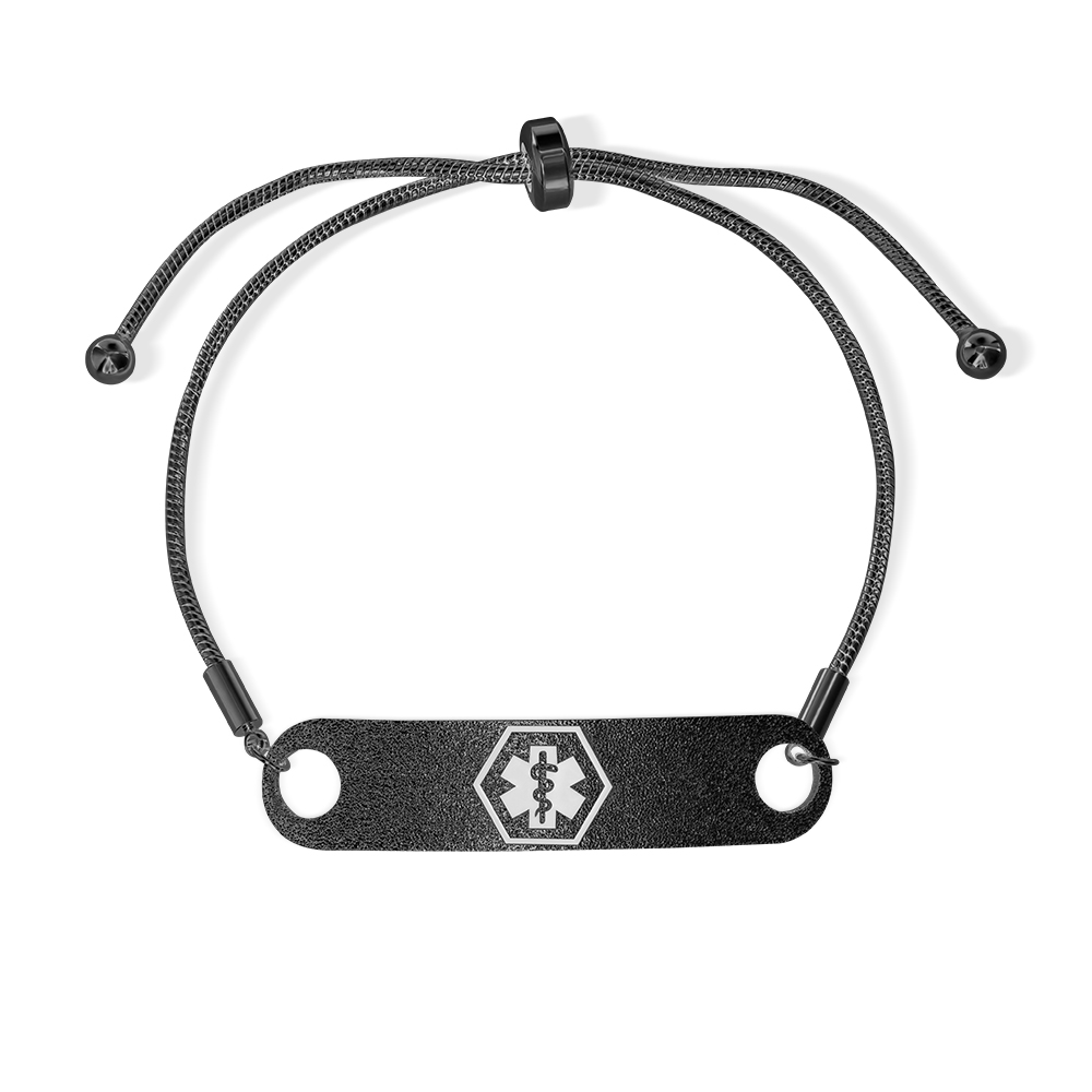 Personalized Medical Bracelet Name Adjustable ID Bracelet Emergency