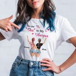 Henkilökohtainen olet hän minun Nanigans Bestie lainausmerkit hauska BBF T-paita