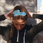Personalisierte Glitter Name Stretchy Stirnbänder für Jugend Team Sport Schule Tanz Cheer Haar Zubehör