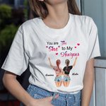 Henkilökohtainen olet hän minun Nanigans Bestie lainausmerkit hauska BBF T-paita