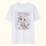 Maglietta personalizzata con citazioni Bestie dell'anima e delle sorelle del cuore per la migliore amica, la sorella, a manica corta.