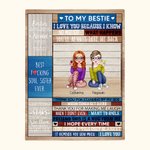 Personalizzato buoni amici sono come le stelle Soul Sisters coperta per Besties regalo divano decorazione casa