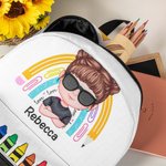 Mochila escolar infantil personalizada con un simpático personaje de dibujos animados Bolsa escolar multifuncional impermeable de gran capacidad Regalo de vuelta al cole para niños