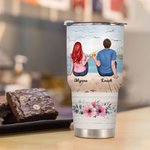 Gepersonaliseerde Seaside Holiday Honeymoon Trip You and Me We Got This 30oz Tumbler Couple Gift