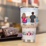 Henkilökohtainen I Love You Häät Lupaukset Häämatka Pari Beach Trip 30oz Tumbler Ystävänpäivä lahja