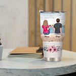 Henkilökohtainen I Love You Häät Lupaukset Häämatka Pari Beach Trip 30oz Tumbler Ystävänpäivä lahja