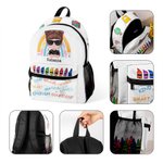 Mochila escolar infantil personalizada con un simpático personaje de dibujos animados Bolsa escolar multifuncional impermeable de gran capacidad Regalo de vuelta al cole para niños