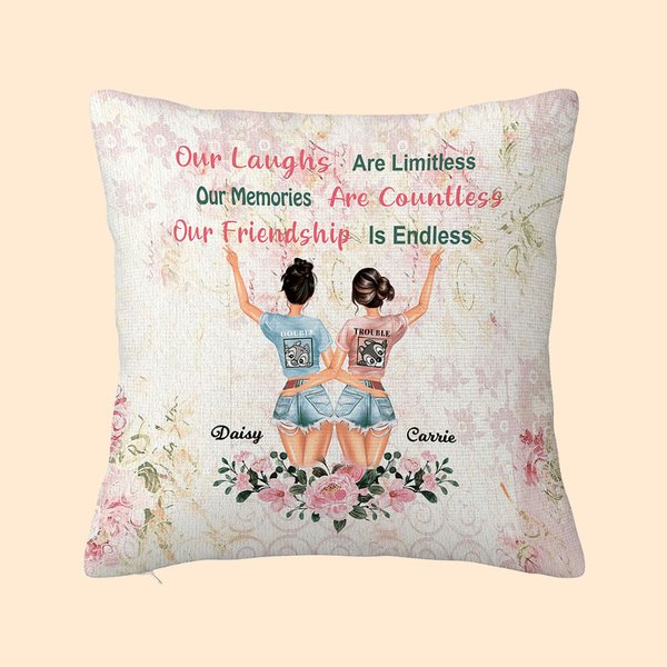Our Memories are Countless Throw Pillow Cover