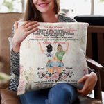 Henkilökohtainen Rakastan sinua, koska tiedän, että mitä tahansa tapahtuukin, rakastat minua aina takaisin heittää tyynynpäällinen Besties lahja olohuoneen makuuhuoneen sisustus