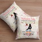 Henkilökohtainen Partners in Crime Muista vain, jos jäämme kiinni olen kuuro ja et puhu englantia heittää tyynynpäällinen Besties lahja Home Decoration