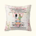 Henkilökohtainen Rakastan sinua, koska tiedän, että mitä tahansa tapahtuukin, rakastat minua aina takaisin heittää tyynynpäällinen Besties lahja olohuoneen makuuhuoneen sisustus