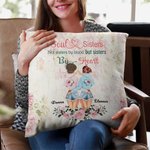 Personalizado Soul Sisters No hermanas de sangre pero hermanas de corazón Throw Pillow Cover Best Friend Besties Gift Living Room Bedroom Decor
