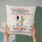 Henkilökohtainen Rakastan sinua, koska tiedän, että mitä tahansa tapahtuukin, rakastat minua aina takaisin heittää tyynynpäällinen Besties lahja olohuoneen makuuhuoneen sisustus