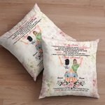 Henkilökohtainen Rakastan sinua, koska tiedän, että mitä tahansa tapahtuukin, rakastat minua aina takaisin heittää tyynynpäällinen Besties lahja olohuoneen makuuhuoneen sisustus