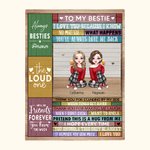 Gepersonaliseerde Beste Vrienden Bedankt Dat Je Me Lach De Luidste Deken Beste Vrienden Geschenken Verjaardagscadeaus