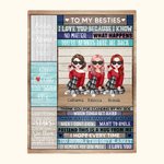 Personalized To My Bestie Pretend This Is A Hug From Me Blanket Birthday Gifts Home Bedroom Decoration Soft Cozy