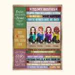 Personalised Good Friends Are Like Stars Soul Sisters Best Friends Love Blanket Friendship Gifts Christmas Gifts
