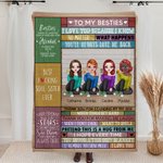 Personalised Good Friends Are Like Stars Soul Sisters Best Friends Love Blanket Friendship Gifts Christmas Gifts