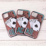 Personalized Western Wild Card Initial Phone Case for Her or Him