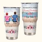Personnalisé Life Travel with Your Partner Couple Trip 30oz Tumbler Birthday Gift