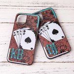 Personalized Western Wild Card Initial Phone Case for Her or Him