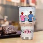 Personnalisé Life Travel with Your Partner Couple Trip 30oz Tumbler Birthday Gift