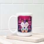 Tazza in ceramica bianca personalizzata Are We Drunk Bitch We Might Be per sorelle Lavabile in lavastoviglie e nel microonde