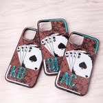 Personalized Western Wild Card Initial Phone Case for Her or Him