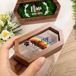 Personalisierte Erinnerung hölzerne Haustier Fell Andenken Regenbogenbrücke Verlust von Haustier Katze Andenken Hund Memorial Geschenk