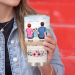 Personnalisé Life Travel with Your Partner Couple Trip 30oz Tumbler Birthday Gift