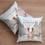 Personalised Partners in Crime Just Remember If We Get Caught I'm Deaf and You Don't Speak English Throw Pillow Cover Soul Friend Gift
