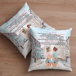 Personalisierte zu meinem Bestie ich liebe dich werfen Kissen Abdeckung bester Freund Geschenk Besties Geschenk Wohnzimmer Schlafzimmer Dekor