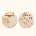 Personalized Wooden Birth Bracelet Support Baby Birth Sign Holder Newborn Gifts Birth Keepsake