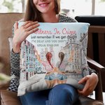 Personalised Partners in Crime Just Remember If We Get Caught I'm Deaf and You Don't Speak English Throw Pillow Cover Soul Friend Gift