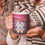 Tazza personalizzata in ceramica bianca per sorelle da 11 oz. o 15 oz.