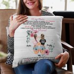 Personalised  I Love You Because I Know No Matter What Happens You'll Always Love Me Back Throw Pillow Cover Best Friend Gift Besties Gift Home Decor