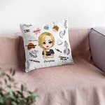 Personalizzato I Am Growing Everyday Everything Is Gonna Be Okay Throw Pillow Cover Regalo di incoraggiamento per se stessi