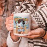 Personalized We're Not Sugar And Spice And Everything Nice We're Sage And Hood White Ceramic Mug Best Friend Gift